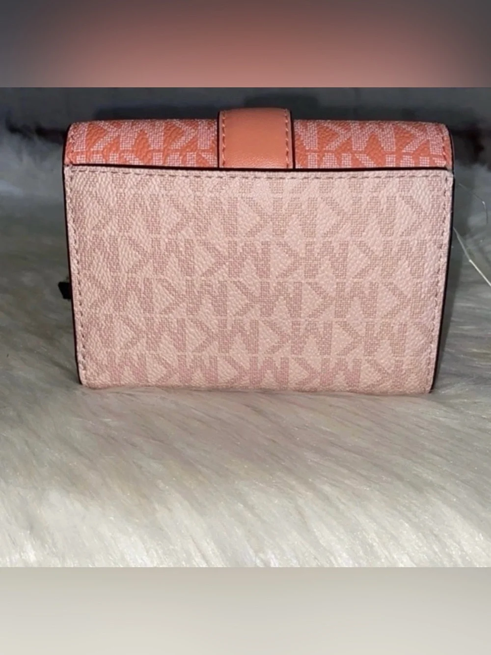 Michael Kors CARMEN MD Flap Satchel/CARMEN MD Flap Billfold Wallet 2pc Set